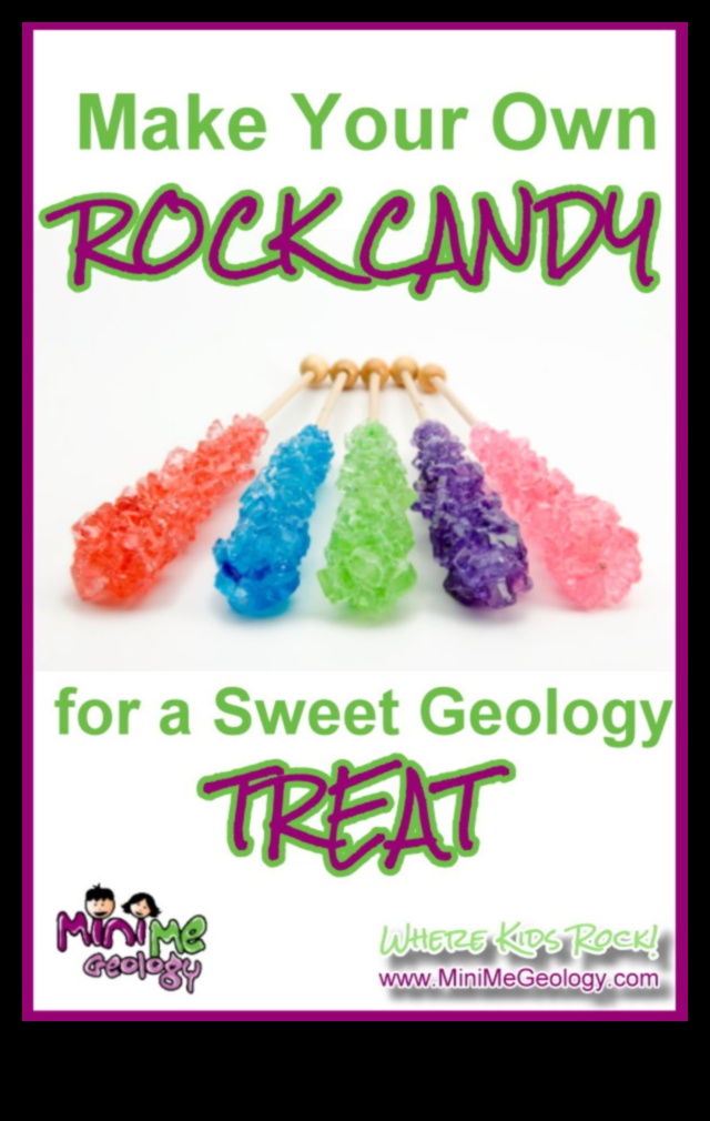 DIY Kids' Rock Candy: Crafting Sweet Edible Crystal Creations