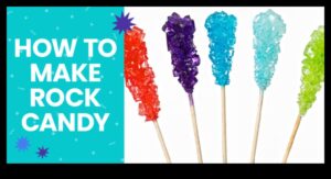 DIY Kids' Rock Candy: Crafting Sweet Edible Crystal Creations