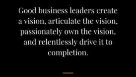 Από το όραμα στην αξία: Απελευθερώνοντας τη δύναμη της επιχειρηματικής ηγεσίας