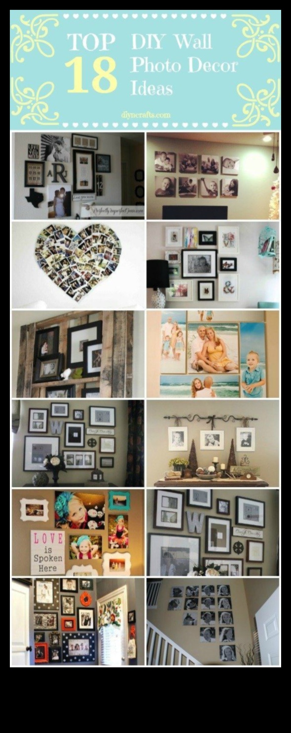 Δημιουργικά έργα DIY φωτογραφίας για διακόσμηση σπιτιού